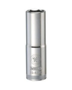 SOCKET DEEP 1/2 DRIVE 6PT 16MM