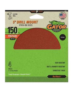 4PK 5" 150GRIT PSA DISC