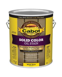 STAIN SOLID OIL EXT WHT BS GA