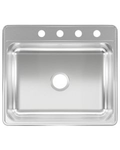 SS 25X22X6 SINGLE BOWL SINK