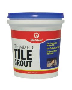 TILE GROUT PREMIX 1PT TUB