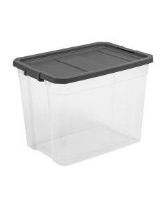 CLEAR 108QT BOX STACKER 14783V