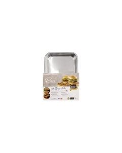 2PCS SET PURE ALUMINUM BURGER