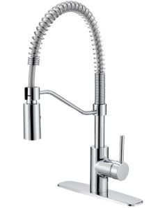 FP4A0096CP KITCEHN FAUCET SPRING P-DOWN CHROME 187-8388