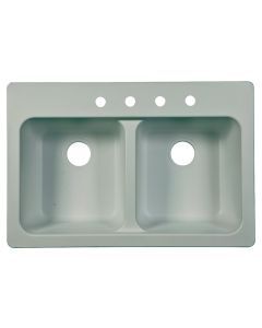 100-5 TECTONITE DB KITCHEN SINK WHITE FTW904BX