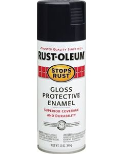  STOP RUST  7779830 12 OUNCES GLOSS BLACK  255-3410