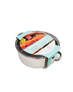  S/S DUTCH POT W/GLASS LID 5 QUARTS CPESS-87511