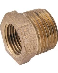  RED. BRASS HEX BUSHING 3/8X1/4  455-021NL