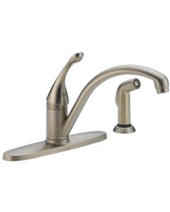     SGL HANDLE KITCHEN FAUCET     40-SS-DST