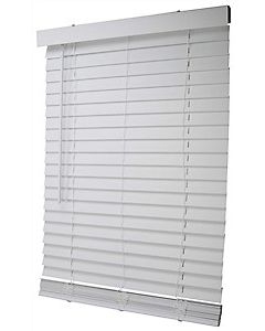     BLIND FAUX WOOD  27W64H WHITE   842-1208