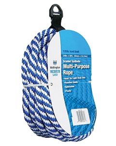   DERBY ROPE 3/8X50 BLUE/WHITE   084-1700