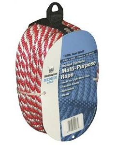   DERBY ROPE 3/8X50 RED/WHITE   620-9043