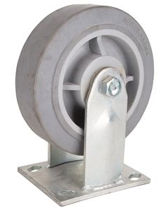  PLATE CASTER TPR RIGID 6X2 INCH 183-3458