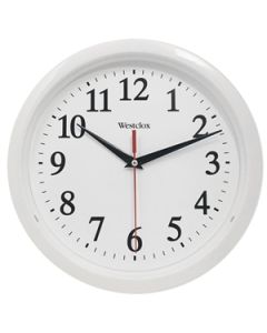  VENTURA ROUND WALL CLOC 10 INCH WHITE 461761