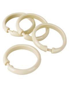  SHOWER CURTAIN O-RING BEIGE 12PC 422-4820
