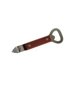  BOTTLE OPENER W/WOOD HANDLE IM-IMU-71053