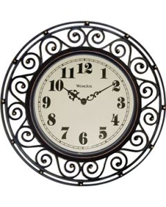 WROUGHT IRON WALL CLOCK 395-3874
