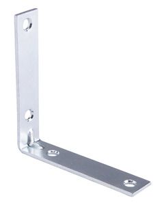  ZINC CORNER BRACE 4 INCH X 7/8 INCH 341-1378